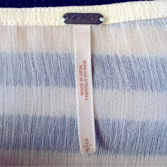 Free People sheer top size S - Picture 3 of 11